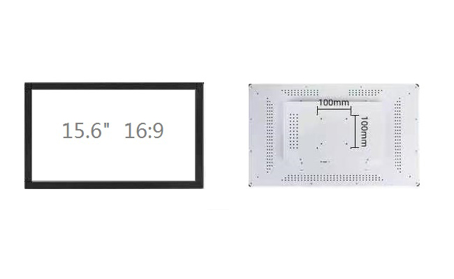 15.6寸嵌入式触摸屏带框款